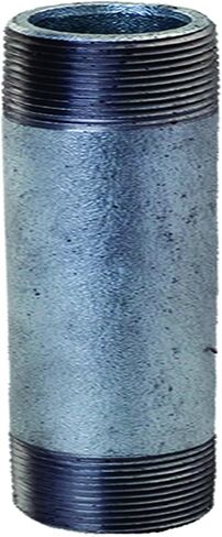 لوازم Everflow NPGL4080 تركيبات أنابيب الحلمة الفولاذية المجلفنة الطويلة مقاس 8 بوصات بقطر اسمي 4 بوصات in Kuwait