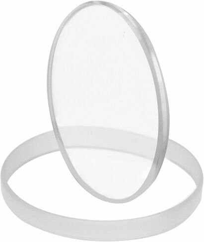 Ewatchparts Transparent Anti Reflective Sapphire Replacement Watch Crystal 37.20mm Compatible With Most Watches in Saudi Arabia