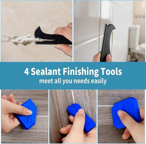 Silicone Caulking Tool Kit，Glass Glue Angle Scraper,Floor Glue Scraper， Caulk Remover Tool, Stainless Steelhead Caulk Remover and Sealant Scraper, Caulk Remover for Kitchen，Bathroom，Window，Joint, in Saudi Arabia