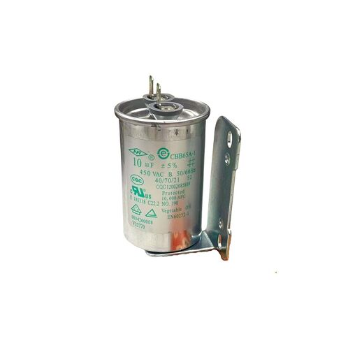 10 فائق التوهج ± 5% 10 MFD 450VAC CBB65A-1 50/60 هرتز 40/70/21 مكثف تشغيل دائري مزدوج قطع غيار OEM مناسبة لمكيف الهواء ذو ​​المضخة الباردة أو الحرارية (يتضمن دعامة تثبيت) in Kuwait