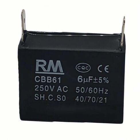 C61-P2 E237947 مكثف 6 فائق التوهج 250VAC 50/60 هرتز 10000AFC C22.2NO.190 85 درجة مئوية مناسب لمعظم معدات الأجهزة الكهربائية in Kuwait