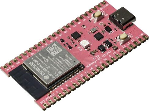 لوحة تطوير ESP32-S3 (N16R8)، ESP32-S3-WROOM-1 الرسمية، ENIG & Castelated، برنامج/تصحيح أخطاء USB-C فردي، فلاش 16 ميجابايت، 8 ميجابايت PSRAM، وحدة تحكم دقيقة لاسلكية لـ IoT AI in Kuwait
