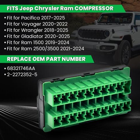 68321746AA CAN-C Buss Star Splice Block Fuse Connector Fit for Jeep Gladiator/Wrangler JT JL for Chrysler Pacifica/Voyager for Dodge Ram 1500/2500/3500 2017-2025#2-2272352-5 in Kuwait