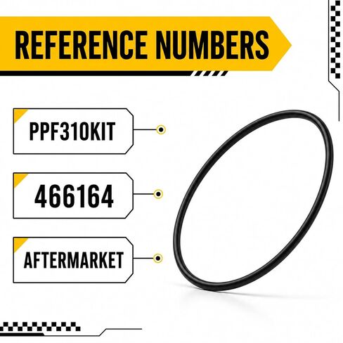 PPF310KIT استبدال حشية دائرية، 4 عبوات من الأختام المطاطية لميلر ليتل جاينت PPF3 PPF5 PPF7 نوافير الدواجن البلاستيكية، حلقات ختم سقي الدجاج، يستبدل 466164، الغطاء غير متضمن in Kuwait