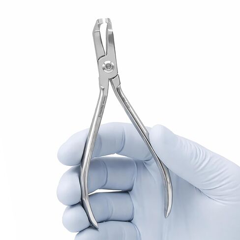 Stellmacher Angulated Bracket Remover Plier – Orthodontic Dental Instrument with Precision Angled Tip for Controlled Bracket Debonding – Ergonomic Non-Slip Grip Stainless Steel Tool (14 cm) in Kuwait