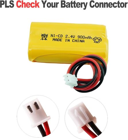 Ni-Cd 2.4V Exit Sign Emergency Light Batteries 900mAh for Exitronix 10010036 Lithonia 10010034 Interstate NIC1394 BEL-179 (3 Packs) in Kuwait