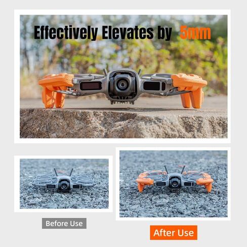 مصد حماية المروحة العائمة BTG لملحقات DJI Neo 2 المضادة للتصادمات وغطاء واقٍ من الصدمات (برتقالي) in Kuwait
