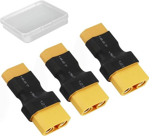 ذكر XT60 إلى أنثى XT90 محول القابس موصل 3 قطعة ل RC FPV الطائرة بدون طيار سيارة يبو ni-mh شاحن بطارية RC سيارة شاحنة in Kuwait