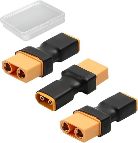ذكر XT60 إلى أنثى XT90 محول القابس موصل 3 قطعة ل RC FPV الطائرة بدون طيار سيارة يبو ni-mh شاحن بطارية RC سيارة شاحنة in Kuwait