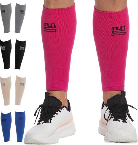 أكمام ضاغطة للساق من Modetro Sports - أكمام للساق للرجال والنساء - دعامة لدعم جبيرة الساق أثناء الركض in Kuwait