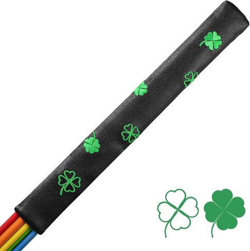 FINGER TEN Extra Large Golf Alignment Stick Cover 1 Pack, Premium PU Leather Case Holds 5–7 Rods, Protective Alignment Stick Holder in Saudi Arabia