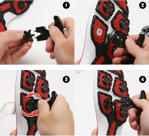 14Pcs Enduring Golf Shoe Spikes Replacement Turn Fast Twists Shoe Spikes Thin Cleats Pin for Shoes Good Grip Training in Kuwait