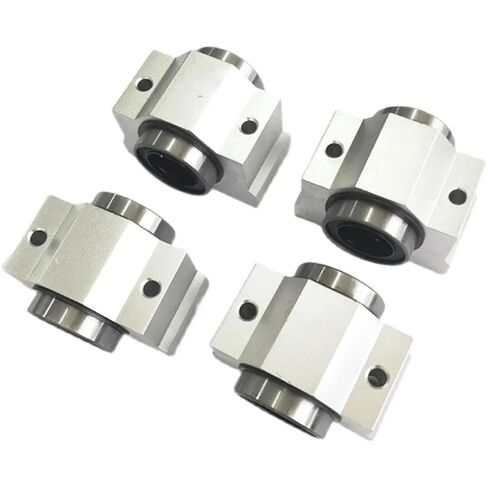 4PCS Bearing SC8VUU SC10VUU SC10V SC12VUU SC13VUU SCV16 SC20VUU Linear Bearing Pillow Block DIY for 10mm Linear Slide Bearing(SC13VUU 13mm) in Kuwait