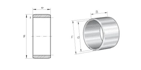 IR45X55X22 IR 45X55X22 45 * 55 * 22 Needle Roller Bearing Inner Ring Metric 45mm ID 55mm OD 22mm Width in Kuwait