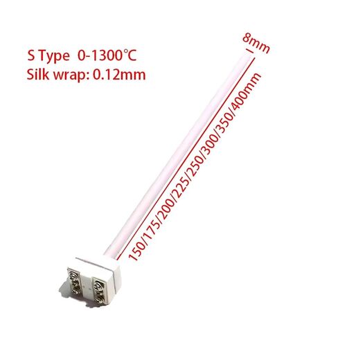 S Type Platinum Rhodium Thermocouple Tubular Handle Temperature Sensor with Corundum Tube Sheath 150/200/250/300/400MM | Probe length 250mm in Saudi Arabia