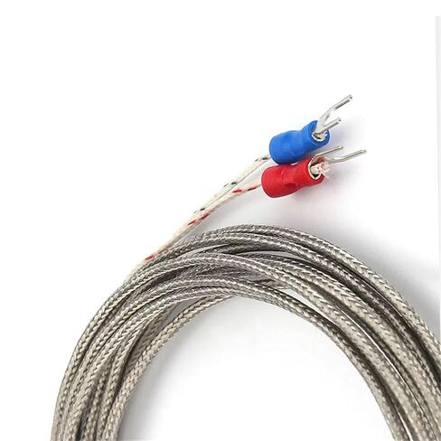 1M 2M Temperature Sensor K Type Stainless Steel 0-400℃ Diameter 5mm Thread M8 50mm/100mm/150mm/200mm Thermocouple in Saudi Arabia