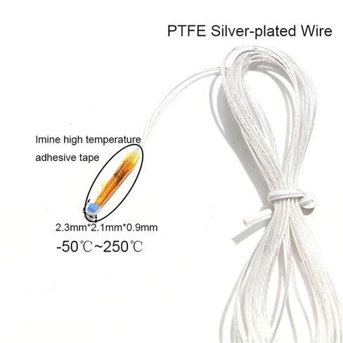 1PC PT100 Bare-Mounted 2B/B/A Patch Thermal Resistance Temperature Sensor Motor Coil High Temperature Probe PTFE in Saudi Arabia