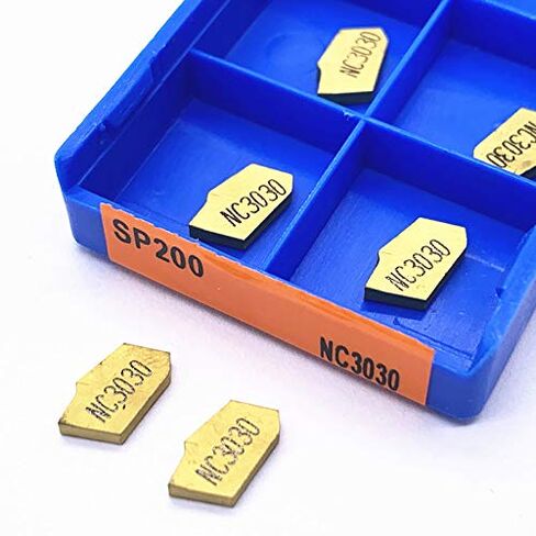 10 قطعة SP200 SP300 SP400 PC9030 NC3020 NC3030 مشقوق كربيد إدراج فراق والحز أداة معدنية مخرطة أداة الحز تحول أداة (SP300 NC3030) in Kuwait