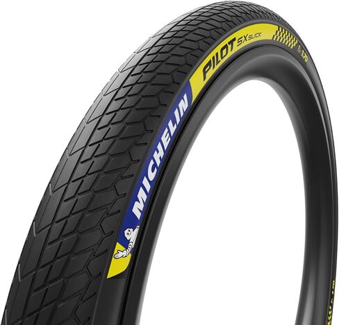 Michelin Pilot SX 20x1.70 Tubeless-Ready Folding Road Bike Tire – Slick, High-Performance, Cornering Grip for Hard-Packed and Dusty Terrain | bike-tires in Kuwait