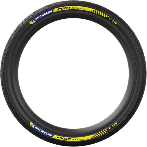Michelin Pilot SX 20x1.70 Tubeless-Ready Folding Road Bike Tire – Slick, High-Performance, Cornering Grip for Hard-Packed and Dusty Terrain | bike-tires in Kuwait