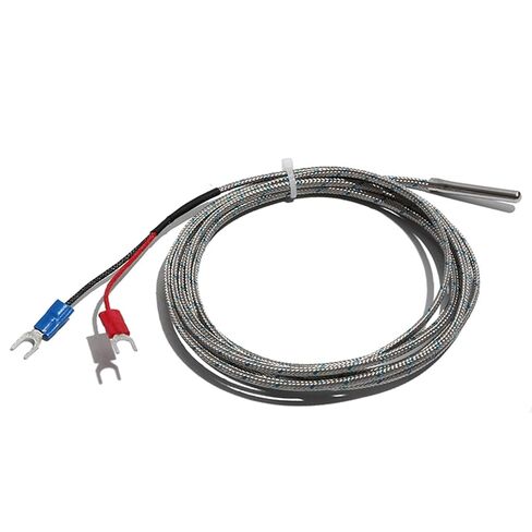 K-Type SUS Tube Temperature Sensor 4 * 30mm Probe Type Thermocouple 3m/4m/5m High Temperature Metal Shielded Wire | Cable L 5m,K-type in Saudi Arabia