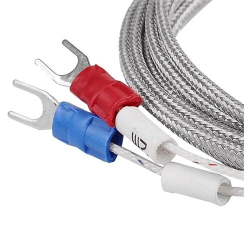 M6 Screw Probe K Type Thermocouple Temperature Sensor with 2M Wire Cable for Industrial Temperature Controller | Cable 2m in Saudi Arabia