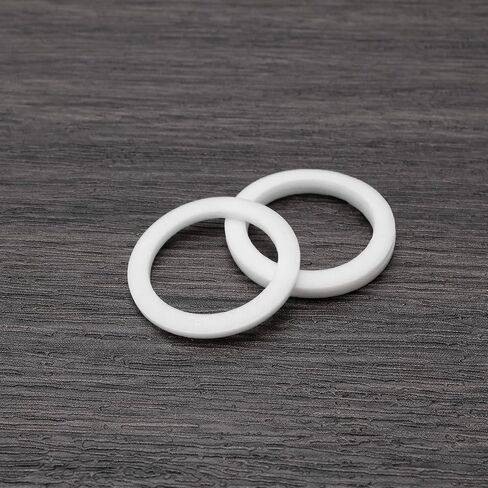 SING F LTD 10 قطع PTFE غسالات مسطحة AN-8 (8AN) PTFE غسالة 19.5 مم ID 25.4 مم OD 1.5 مم حشوات شفة دائرية سميكة لآلات السيارات والإلكترونيات الكهربائية in Kuwait