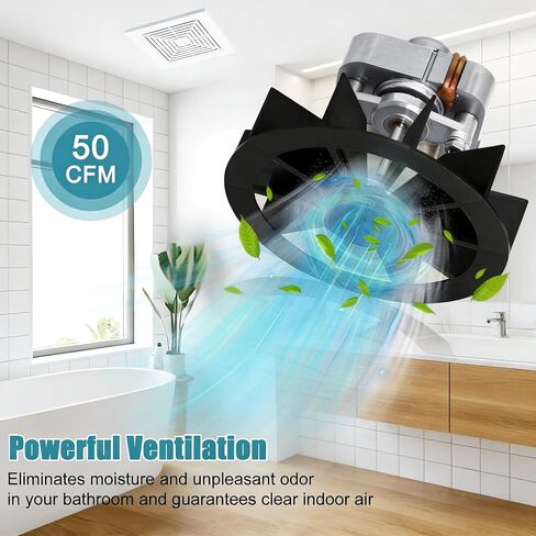 استبدال محرك المروحة BP27 لBroan Nutone 663 688 678 671 659 مروحة عادم الحمام، S97012038 محرك مروحة التهوية، محرك بديل 50 CFM in Kuwait