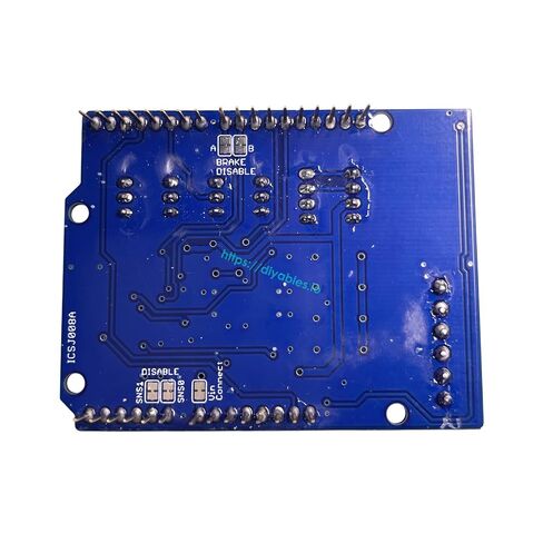 L298P Dual H-Bridge Motor Driver Shield لـ Arduino Uno R3/R4، Mega، Due، Giga، 4A وحدة التحكم في المحرك ثنائي القناة لمحركات التيار المستمر والسائر in Kuwait