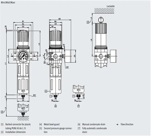 Filter Regulator LFR-1/2-D-MAXI LFR-3/4-D-MAXI-A LFR-1-D-MAXI LFR-1-D-MAXI-A(LFR-1-D-MAXI-A) in Kuwait