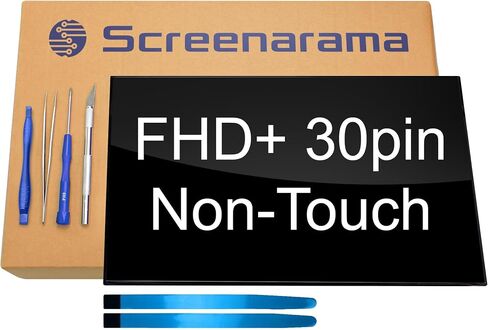 استبدال شاشة SCREENARAMA الجديدة لجهاز Lenovo FRU 5D10V82454 NE140WUM-N6G V8.0 (غير لامع) 30pin FHD+ 1920x1200 IPS LCD LED مع أدوات وشريط in Kuwait