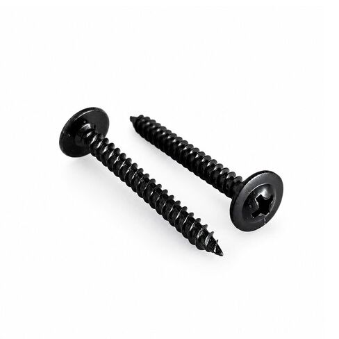 80PCS #8x1-1/2 Black Truss Head Self Tapping Screws - Phillips Modified Truss Head Wood Screws for Furniture, Woodworking, Appliances & Metal Fastening in Kuwait