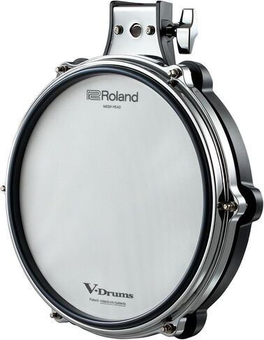 Roland PD-10P V-Pad | 10-inch Premium V-Pad | Next-Generation Feel & Enhanced Playability | Triple Piezo Sensor | Hard Rubber Rim & Revised Hoop Design | Compatible with a Wide Range of Roland V-Drums in Kuwait
