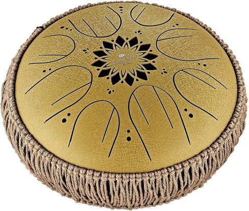 Meinl Sonic Energy Octave Steel Tongue Drum 8 Notes 10" with Mallets, Bag — Sound Healing Instrument for Musical Education, Meditation, ASMR, Yoga in Kuwait