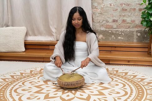 Meinl Sonic Energy Octave Steel Tongue Drum 8 Notes 10" with Mallets, Bag — Sound Healing Instrument for Musical Education, Meditation, ASMR, Yoga in Kuwait
