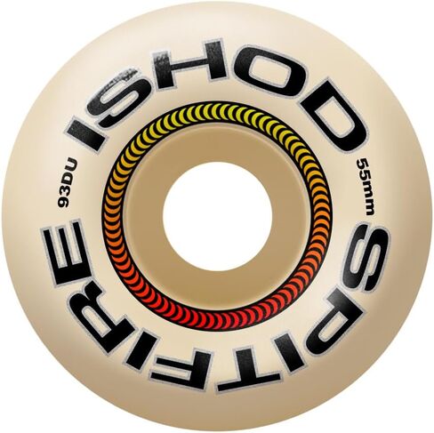 Spitfire Skateboard Wheels 55mm F4 93A Ishod Lock-in Classic Natural in Kuwait