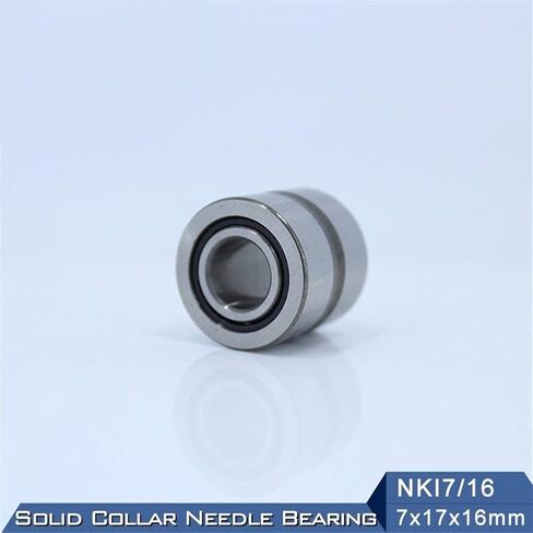 NKI7/16 Needle Roller Bearing 7x17x16 mm Solid Collar Bearings with Inner Ring NKI 7/16 in Kuwait