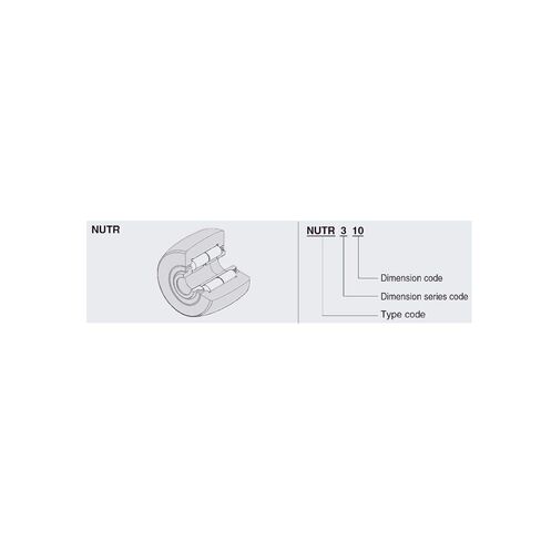 NUTR1747 محامل أتباع الأسطوانة 17x47x21x20mm NUTR 1747 نوع بكرات الجنزير تحمل NUTD1747 in Kuwait