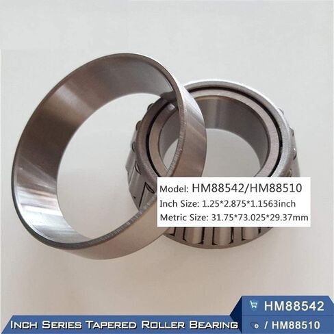TMP1105 HM88542 HM88510 تحمل ABEC-1 31.75x73.025x29.37mm TS مخروط وكأس صف واحد محامل مدبب HM 88542/510 in Kuwait