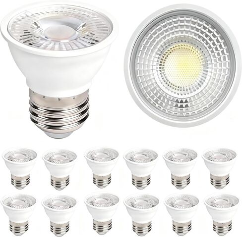 لمبة MR16 LED، لمبات GU5.3 LED ذات الجهد المنخفض 12&36 فولت، لمبات إضاءة LED 3000K. مناسبة لإضاءة الطريق، وأضواء الفناء، وأضواء المسار، وإضاءة المناظر الطبيعية الخارجية والداخلية. 12-عبوة، قابلة للتعتيم، موفرة للطاقة in Kuwait