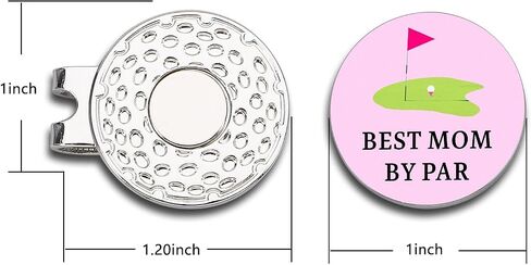 Golf Mom Gift, Golf Accessories for Women, Ball Markers for Golfing Boss Lady, Moms Birthday Gift from Daughter, Boss Day Gifts for Women, Best Mom Ever Gifts, Pink Hat Clip for Young Woman in Saudi Arabia