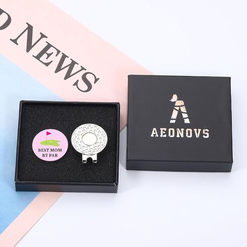 Golf Mom Gift, Golf Accessories for Women, Ball Markers for Golfing Boss Lady, Moms Birthday Gift from Daughter, Boss Day Gifts for Women, Best Mom Ever Gifts, Pink Hat Clip for Young Woman in Saudi Arabia