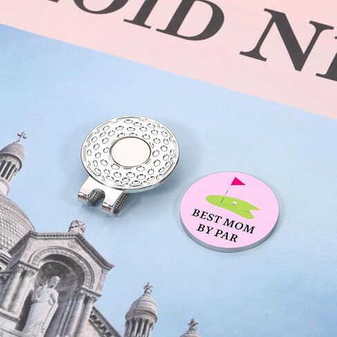 Golf Mom Gift, Golf Accessories for Women, Ball Markers for Golfing Boss Lady, Moms Birthday Gift from Daughter, Boss Day Gifts for Women, Best Mom Ever Gifts, Pink Hat Clip for Young Woman in Saudi Arabia