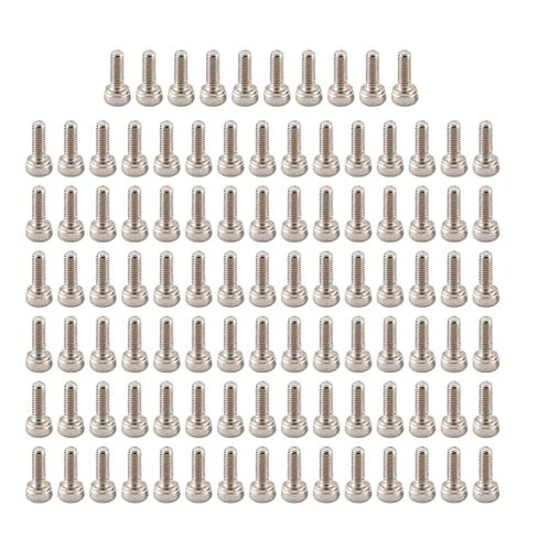 100Pcs M3*8 Stainless Steel Hex Socket Cap Head Screws Bolts for Home and Office Appliance, Machinery in Saudi Arabia