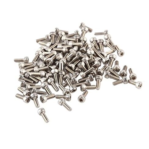 100Pcs M3*8 Stainless Steel Hex Socket Cap Head Screws Bolts for Home and Office Appliance, Machinery in Saudi Arabia