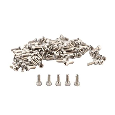 100Pcs M3*8 Stainless Steel Hex Socket Cap Head Screws Bolts for Home and Office Appliance, Machinery in Saudi Arabia