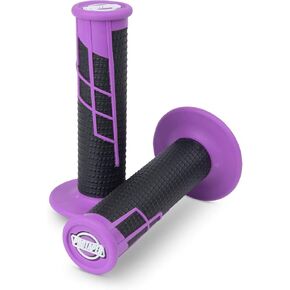 Pro Taper Clamp On Grips - 1/2 Waffle (NEON Purple/Black) in Kuwait