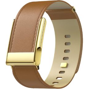 أربطة جلدية لـ Whoop-5.0 One/Peak/Life - جلد أصلي أنيق، متين وقابل للتعديل، أشرطة مريحة بديلة للرجال والنساء (ليست لـ Whoop 4.0/3.0) in Kuwait