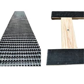 Premium Ultra-Grip Non-Skid Rubber Strip for H-Frame Dollies - 3.25" x 34" Replacement Traction Pad (One-Piece) in Kuwait
