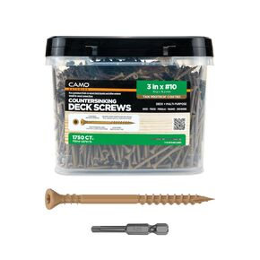 CAMO 3" X #10 - COUNTERSINKING Deck Screw 350 Count in Saudi Arabia